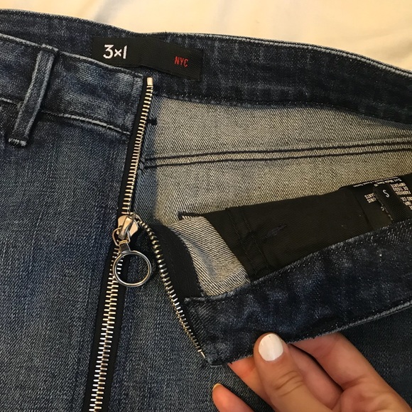 NWOT 3x1 Mini Denim Skirt from Barney’s - Picture 2 of 4